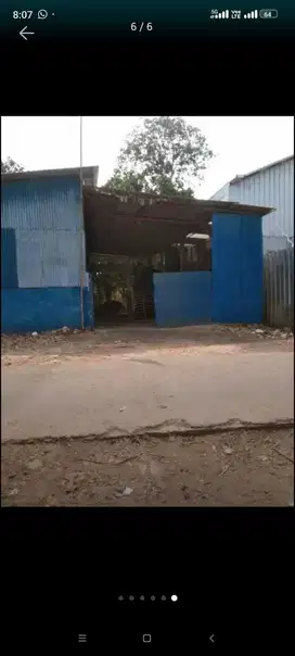 Gudang di Setu Bekasi luas 596m