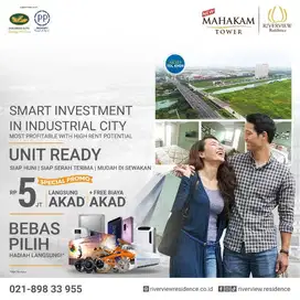 apartemen cakep di kota jababeka,cicilan 1,6jt/bln