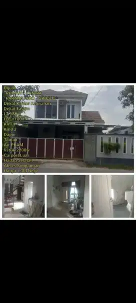 Rumah asri lingkungan strategis.