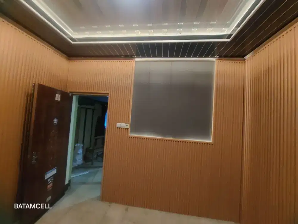 Wpc panel dinding premium terpasang 3x3