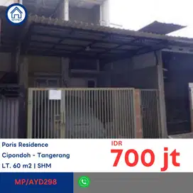 Rumah Poris Residence 2 lantai murah tangerang