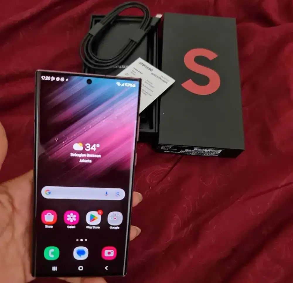 SAMSUNG S22 ULTRA RAM 12/256 GB ORIGINAL SEIN NORMAL