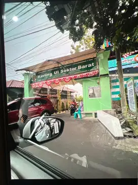 Dijual Tanah  Strategis Kavling UI Barat Tanah Baru Beji Depok