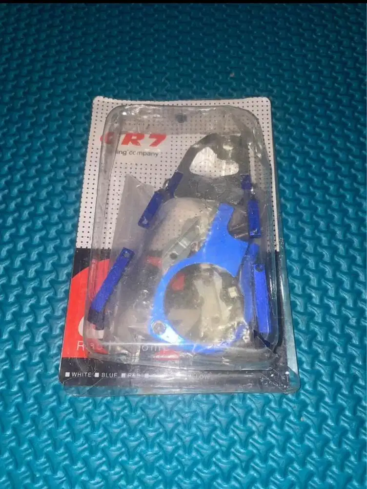 Bracket Selang Rem Cr7 Blue Cnc Universal