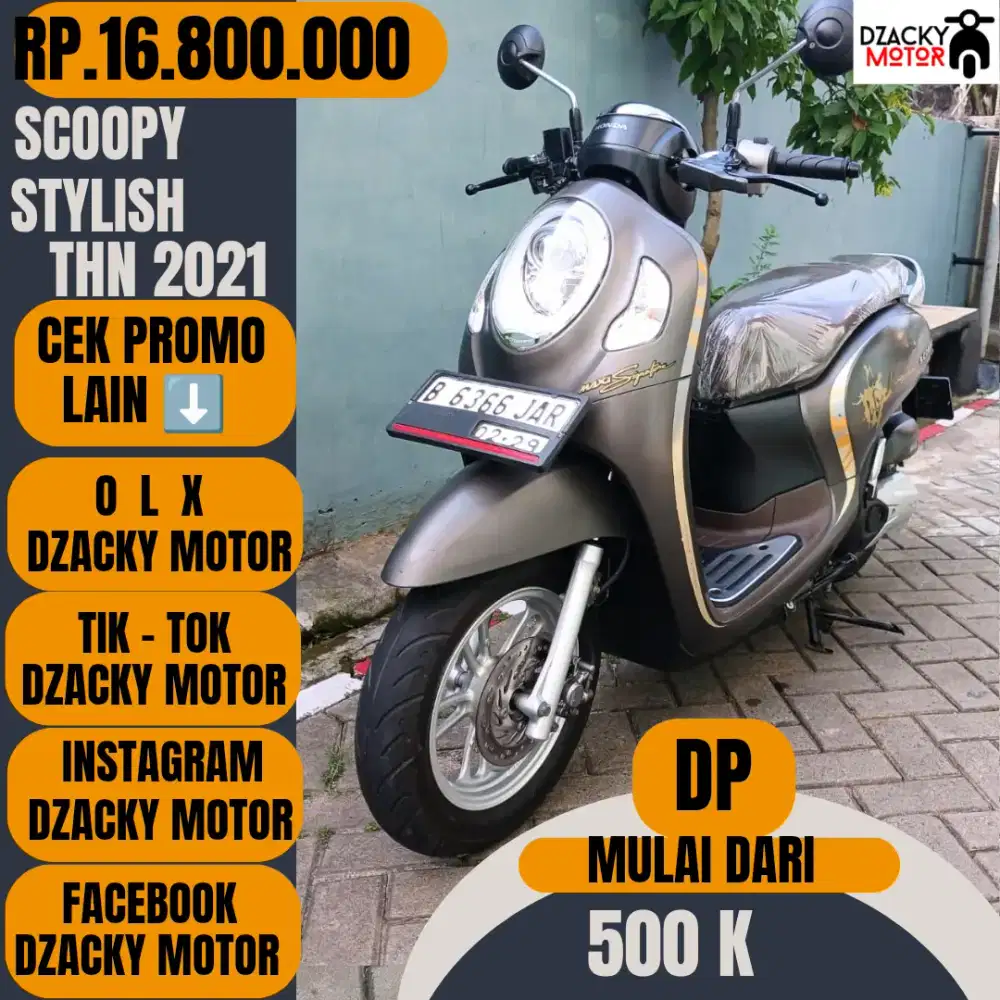 SCOOPY STYLISH 2021 SECOND LIKE NEW