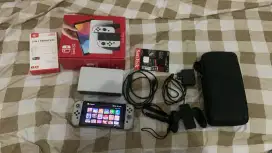 Nintendo Switch OLED White Dual System Full Games 512GB Original