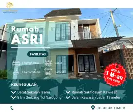 Rumah 2lantai dekat rumah sakit dan sekolah sunnah di cibubur timur
