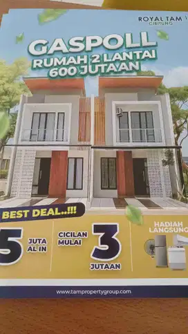 Rumah  Murah 2lantai di cibitung