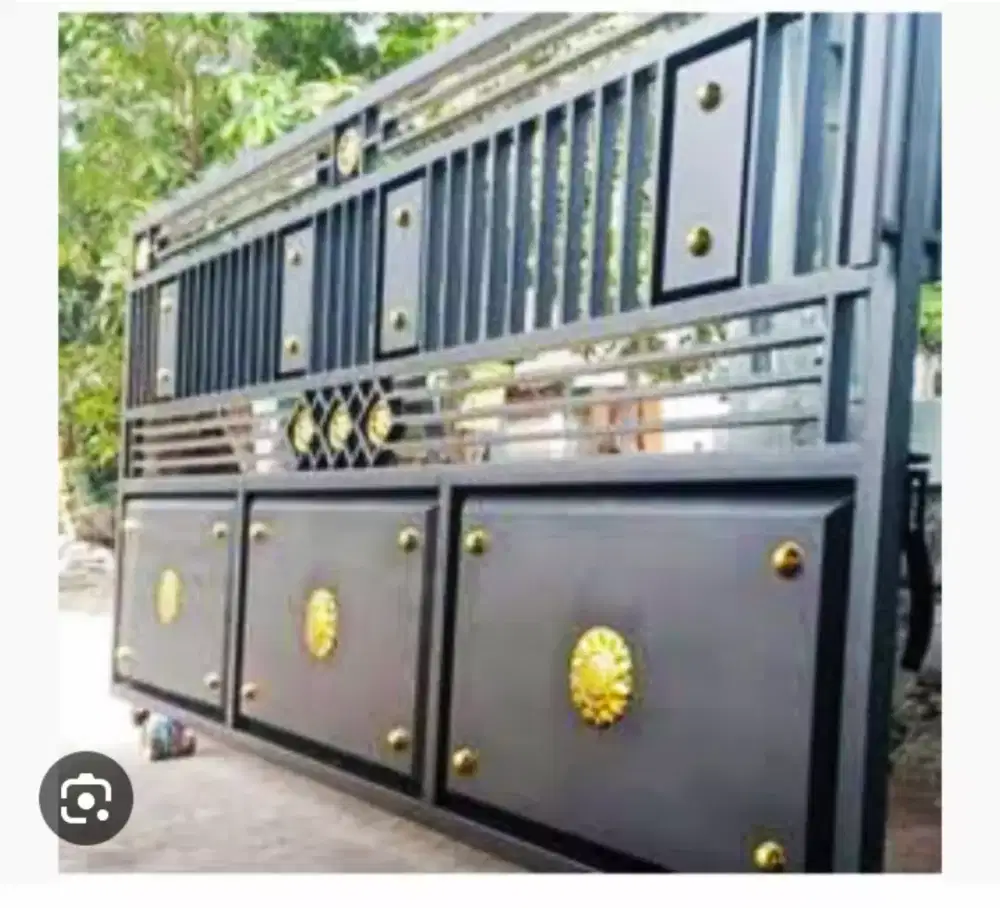 Pagar grc plat besi
