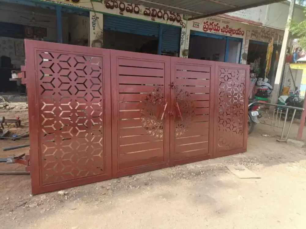Bengkel las Lampung tralis kanopi pintu pagar gerbang tangga