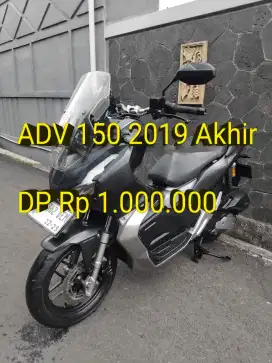 ADV 150 2019 Akhir. Pajak ON. KM Low. Standar. Mulus. Cash/Kredit/TT