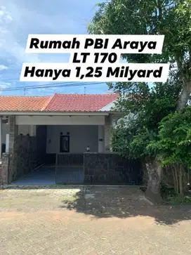 Rumah Murah PBI Araya Malang Kota