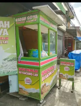 Gerobak jualan permanen