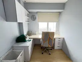 Terbatas! 2BR Renov 1BR Furnished Ruang Kerja Apartemen Bassura City
