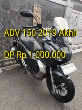 ADV 150 2019 Akhir. Pajak ON. KM Low. Standar. Mulus. Cash/Kredit/TT