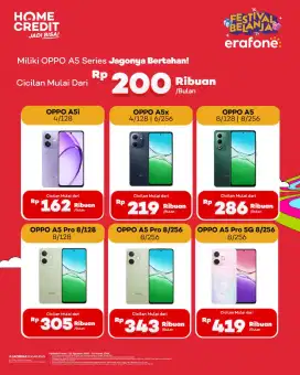 Promo cicilan pakai home credit cukup ktp aja proses 5 menit