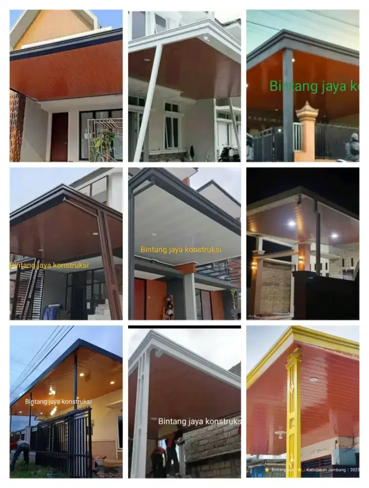 Kanopi teras mewah