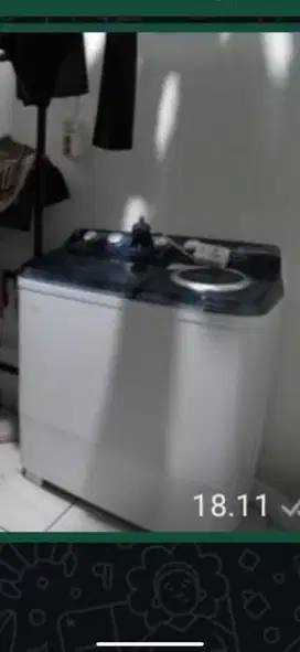 mesin cuci elextrolux 2 tabung 12kg
