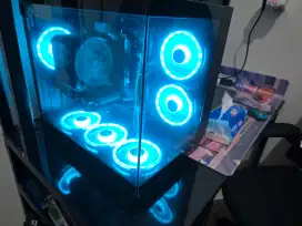 PC Rakitan AMD Ryzen 5 8400F GeFOrce RTX 4060 8gb SGE dan Monitor