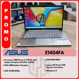ASUS E1404FA LIKE NEW MASIH GARANSI RESMI ASUS