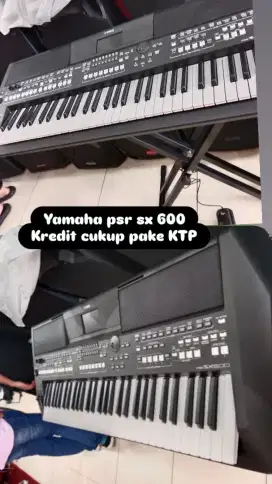 Keyboard yamaha psr sx 600 bisa kredit cukup pake KTP