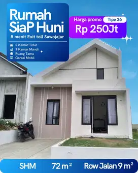 di jual rumah murah timurnya sawojajar dekat pasar sayur