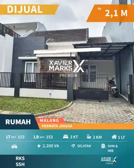 Dijual Rumah Minimalis Selangkah ke UB di Permata Jingga Malang