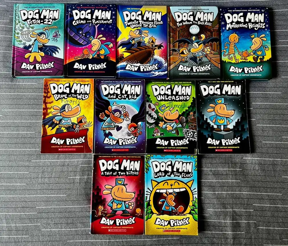 Dog Man Komik Original Preloved (Bundle 11 Buku)