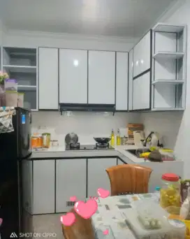 Kitchenset almunium acp framless slowmotion / lp