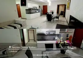Dijual Apartement Thamrin Residence High Floor 3BR Full Furnished