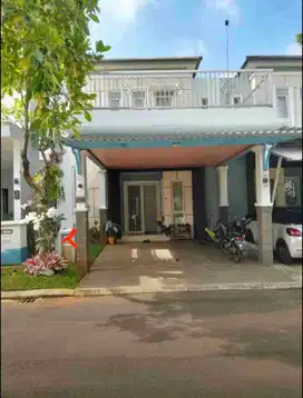 rumah 2 lantai lokasi strategis cluster leora alam sutera