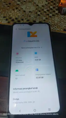 Vivo y16 3/32,hp baru di pke sbln mulus normal smua
