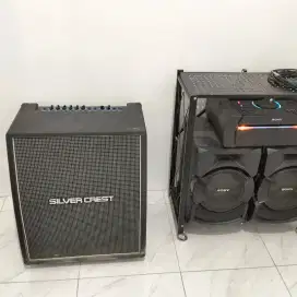 Amplifier keyboard silver Crest CK 200
