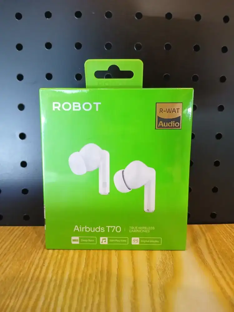 ROBOT Wireless Earphone Airbuds T70 Original TWS Deep Bass Bluetooth