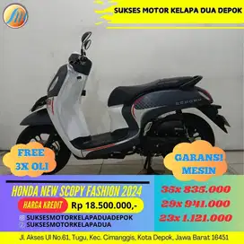 HONDA NEW SCOOPY FASHION 2024 CASH/KREDIT PROSES CEPAT SYARAT KTP/KK