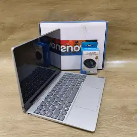2 in 1 Laptop Lenovo Slim Ram 8GB  touchscreen Bonus Mouse Baru, Siap