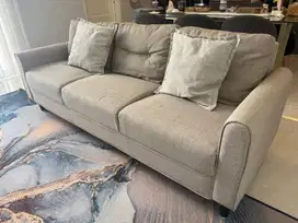 Sofa 4 seat + stool informa
