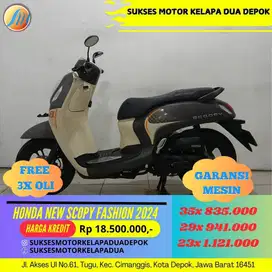 HONDA NEW SCOOPY FASHION 2024 CASH/KREDIT/TUKAR TAMBAH