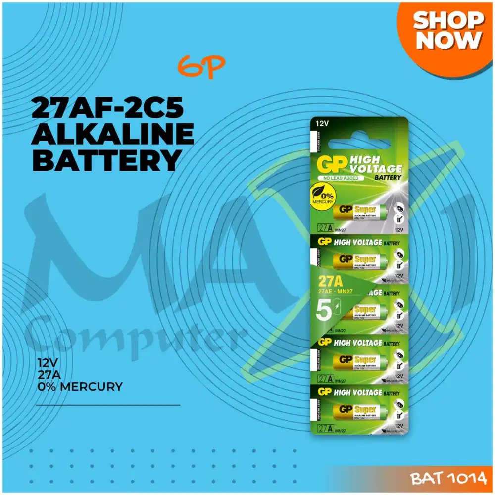 BATERAI GP27 A 12V
