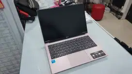 Laptop Acer Aspire Lite Pink Core 3 RAM 8GB SSD 512GB BARU BERGARANSI