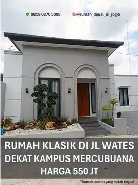 Rumah dekat Kampus UMBY di Jl Wates KM 9 Sedayu Bantul Siap Bangun