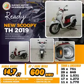 HONDA NEW SCOOPY STYLISH TH 2019 UNIT MULUS CASH KREDIT BERGARANSI