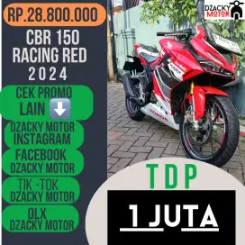 CBR 150 RACING RED 2024 DP PROMO SATU JUTA