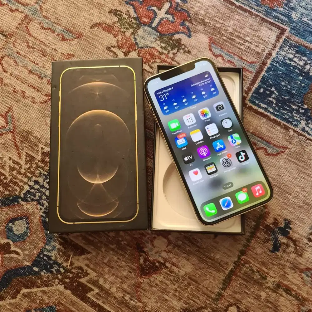 Iphone 12 Pro 256Gb lengkap Bea cukai