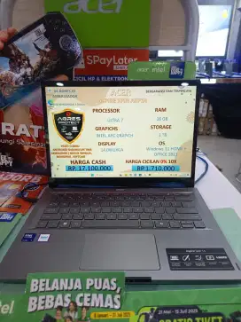 New Laptop Acer Aspire Spin1TBCicilan Tanp Kartu Kredit By Home Credit