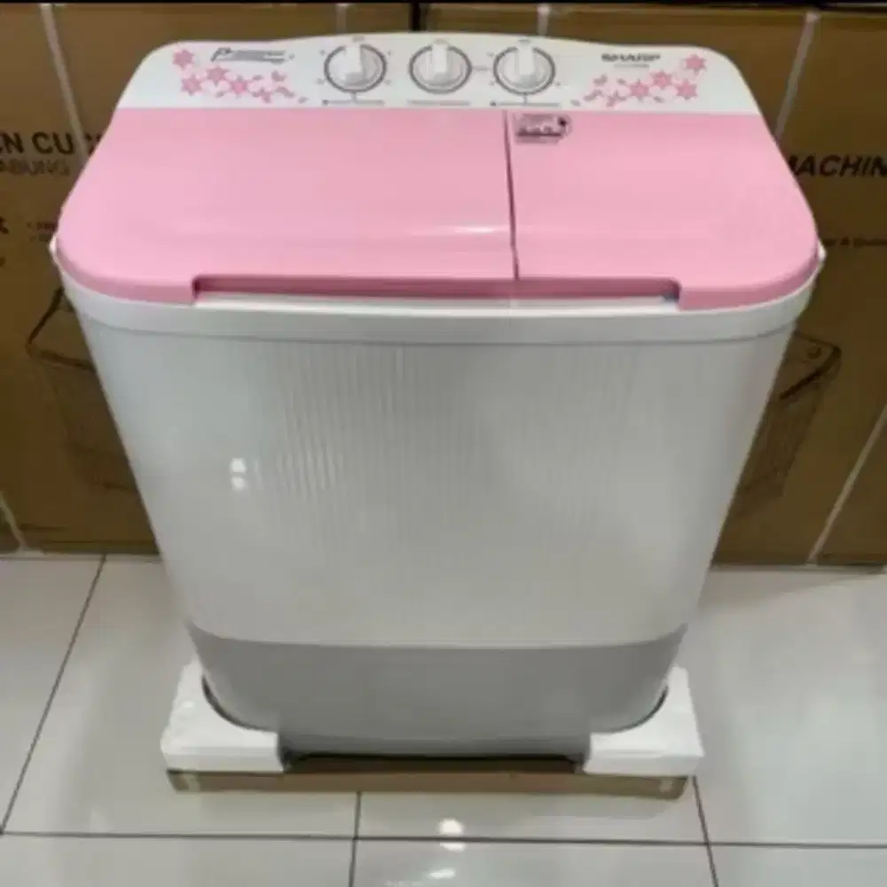 CICILAN RINGAN MESIN CUCI SHARP 2 TABUNG TANPA DP BY HOME CREDIT