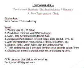 Sales Online/Telemarketing