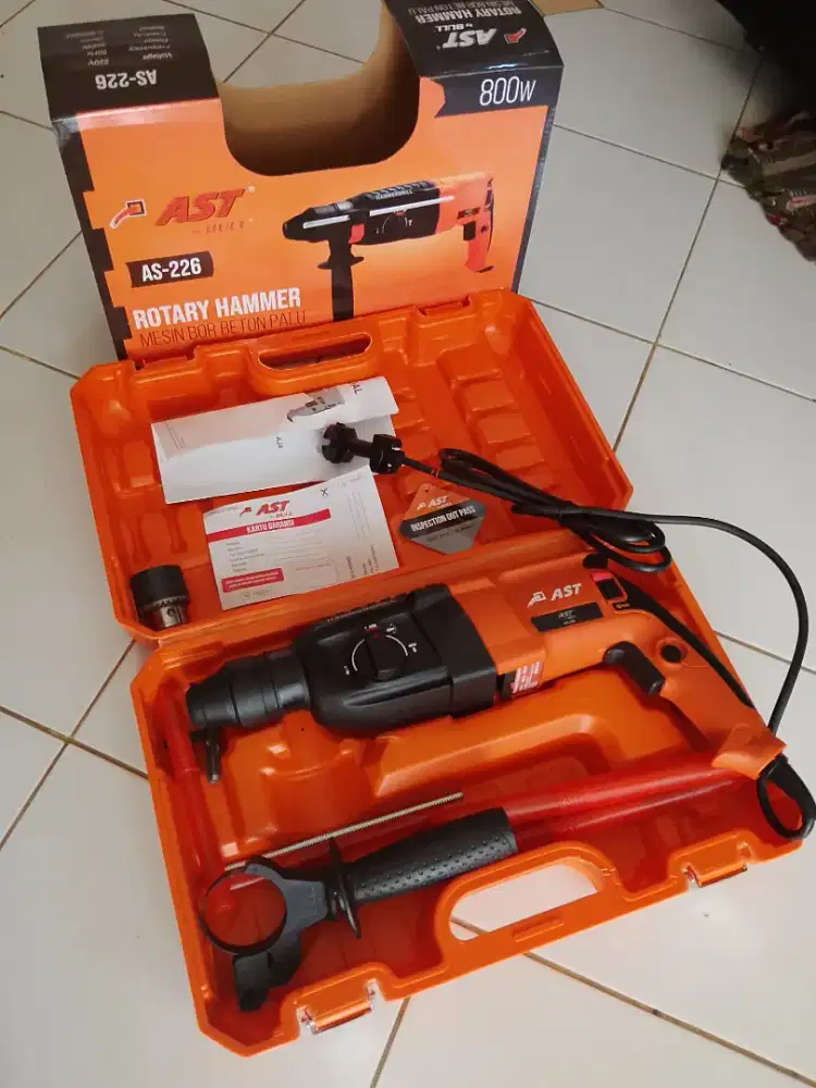 Mesin bor bobok, merk ast, as-226, kondisi baru & belum di pakai