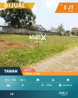 Dijual Tanah Siap Bangun di Abdul Gani Batu View Menajubkan