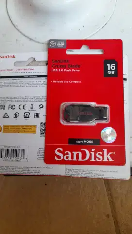 Flashdisk SanDisk 
Cruzer Blade USB 16GB